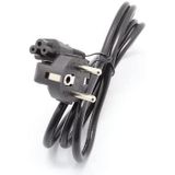 BYCONNERS Power Kablosu Laptop Pc Bilgisayar Notebook Adaptör Yonca Kablo Güç Kablosu Yonca Şeklinde 1,5 Metre