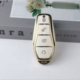 Byd Seal U Dm-I Beyaz-Gold Anahtar Kılıfı - Şeffaf
