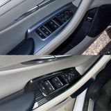 BYD SEal U DM-İ/EV Kapı İçi Kol Dayama ve Cam Kumanda Düğmesi Seti ABS Karbon Fiber Görünüm kaplama