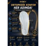 Bydev Taban By-1403 İçe Basma Desteği Ortopedik Tabanlık – Dayanıklı, Kopmaz, Ark Destekli Taban
