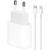 Bydiz iPhone 35W USB-C X/11/12/13/14/Pro/Max Type-C To Lightning GaN Tech Güç Adaptörü ve Kablo Set - 35W GaN White