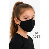 ByDon Çocuk Penye Maske 10'lu Avantaj Paket Pamuk - STANDART