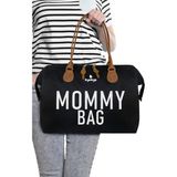 Bye Bye Mommy Bag Kadın Çantası %100 Polyester Malzeme ile Omuz Askılı 650 gr Kapasiteli - Siyah
