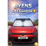 BYENS Araba Ön Cam Güneşlik Araba Cam Güneşliği Otomobil Güneşlikleri Araç Gölgelik Oto İçi Katlanır Kare