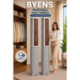 BYENS Halı Hurcu 2 Adet 6m2 Hurç Saklama Kılıfı Torbası Pencereli Kilim Yolluk Düzenleyici Organizer 6 Metrekare Organizeri Tela Kumaş