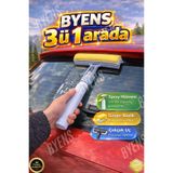 BYENS Oto Yıkama Kurulama Fırçası Araba Süngeri Çekçek Araç Cam Ve Kaporta Su Temizlik Sileceği Çekme