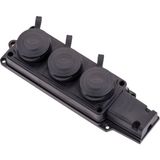 Byes 1X16A 2p+E 200/250V Kauçuk Üçlü Priz