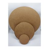 BYG AHŞAP Lazer Kesim Ham Mdf Yuvarlak Daire Tuval Supla 3 mm x 40/30/20/10 cm