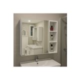 Bygolden Banyo Dolabı Aynalı Üst Modülü