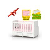 Bygolden Wsmall Sallanır Anne Yanı Bebek Beşiği Yatak Ve Pembe Uyku Seti Hediyeli