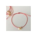 bygüneşaccessories Altın Kaplama At Nalı Objeli Floş Ip Şans Bilekliği BİL001