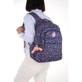 BYHAKAN 8610-8690 Klinkır Okul çantası Sırt Çanta Günlük Gezi Spor Seyahat Tatil Çok Gözlü Laptop Bölmeli PATTERN