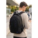 Byhakan By Hakan PL-507 Unisex Sırt Çantası 20 Litre Kapasiteli Siyah - Mavi Su Geçirmez Özellikli