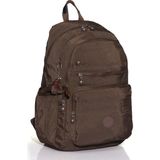 Byhakan EBA-8861 Klinkır Okul Çantası Sırt Çanta Günlük Gezi Spor Seyahat Tatil Çok Gözlü Laptop Bölmeli - Vizon
