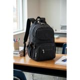 byhakan Eba-8866 Klinkır Okul Çantası Sırt Çanta Günlük Gezi Spor Seyahat Tatil Çok Gözlü Laptop Bölmeli Kli