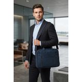 Byhakan GK38 VİYANA Su Geçirmez Suni Deri Evrak/Laptop Çanta Lacivert Günlük Kullanım İçin Modern Tasarım