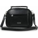 Byhakan Jn-50 Kadın Iki Gözlü Kol Çantası Omuz Çantası El Çantası Çapraz Çanta - One Size - Siyah