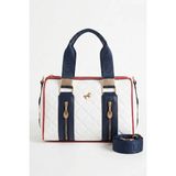 Byhakan Miami Polo 1204 Kapitone Kadın Kol Çantası El Çantası Omuz Çanyası - Beyaz - One Size