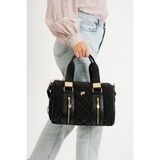 Byhakan Miami Polo 1204 Kapitone Kadın Kol Çantası El Çantası Omuz Çanyası - Siyah - One Size
