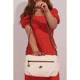 Byhakan Nas Bag 1131 Kadın Buzzy Omuz Çantası Çapraz Çantası - One Size - Krem - Taba