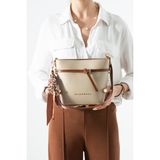 Byhakan TN-100 Kadın Omuz Çantası El Çantası Çapraz Çanta - One Size - Kum-Taba