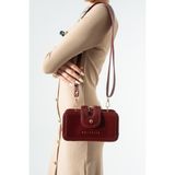 Byhakan TN-102 Kadın El Çantası Omuz Çantası Çapraz Çanta - One Size - Bordo