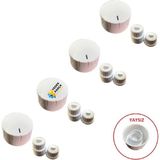 Bykitchen Düğme 4 Lü Takımı Ankastre Set Üstü Ocak Düğmesi - Tip 3 Beyaz (Yaysız) Görselle Eşleştiriniz - Adet-Set