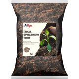 Bykurt 5l Premium Bitki Toprağı Ithal Sphagnum Ts1 Torf Sinek Böcek Yapmaz Toprak - 5 Litre