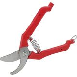 ByKurt Bağ Budama Makası Narenciye Üzüm Eğri Uçlu 17.5 cm - Kırmızı