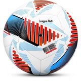ByKurt Futbol Topu Halı Saha League Ball Pompa Hediyeli No:5 Sert Zemine Uygun Dayanıklı PVC - Renkli