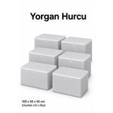 ByKurt Hurç Seti Fermuarlı Yorgan Battaniye Kıyafet Saklama Hurcu Baza Altı Dolap İçi Organizer 6'lı
