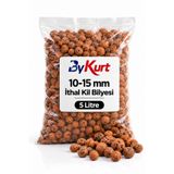 ByKurt İthal Kil Bilyesi Orkide Saksı Drenaj Topraksız Yetiştirme 10-15 mm 5 Litre