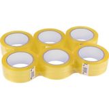 ByKurt Koli Bandı 45 mm x 100 Metre Şeffaf 6 Lı Paket