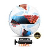 ByKurt League Ball Pompa Hediyeli No:5 Futbol Topu Halı Saha Sert Zemine Uygun Dayanıklı PVC