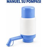 ByKurt Manuel Damacana Pompası Pratik Basmalı Su Aparatı Kolay Kullanım - Beyaz