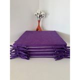 Bykutlay Home Collection Süngerli Sandalye Minderi - 40 x 40 cm - Mor