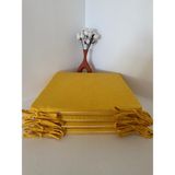 Bykutlay Home Collection Süngerli Sandalye Minderi - 40 x 40 cm - Sarı