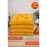 Bykutlay SİLİKONLU FİTİLLİ SANDALYE MİNDERİ