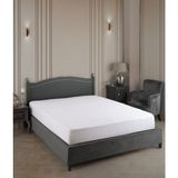 Bykutlay Sıvı Geçirmez Yatak Koruyucu %100 Pamuk Fitted Alez - 160 x 200 cm - Beyaz
