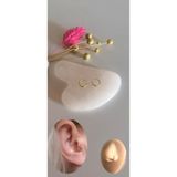 Bylin 925 Ayar Gümüş Gold Mini Halka Küpe/piercing ( Çap 6 Mm-en Küçük Çap) Bir Çift