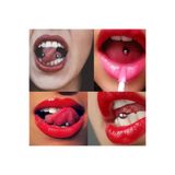 Bylin Takı 316 L Cerrahi Çelik Dil Piercingi - Top Çapı 5mm- 1 Adet