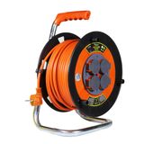 Bylion 20 Metre 3x1.5 mm Seyyar Makaralı Uzatma Kablosu Kapaklı Termal Sigortalı CCA