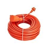 Bylion 20 Metre Uzatma Kablosu Turuncu Renk 3*1,5 mm² Özellikli Anahtarsız Kablo - Kahverengi
