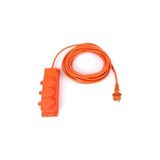 Bylion 3'lü 10 Metre 3*2,5mm² Uzatma Kablosu - Turuncu