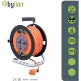 Bylion 3x2,5 30 Mt Kablolu Seyyar Plastik Makara Kapaklı
