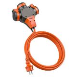 Bylion Askı Tipi Uzatma Kablosu 10 Metre 3*2,5 Mm T tr Kablolu 3 lü Grup Priz