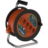 Bylion Bylıon Makaralı Uzatma Kablosu 3*1.5mm² 20 Mt. Turuncu Kablo - Işıklı