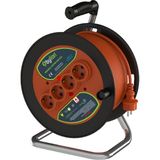 Bylıon Makaralı Seyyar Uzatma Kablosu 50M 3*1.5mm - Turuncu