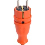 Bylion Monofaze Kauçuk Erkek Fiş Darbeye Dayanıklı PA6 Malzeme 2p+t 16A 250V