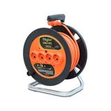 Bylion PMK-50325-F IP20 F Tipi 3x2.5 TTR 50 mt Turuncu Kablo Plastik Seyyar Makara